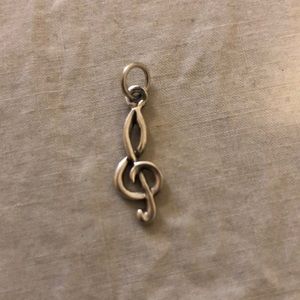 Sterling Silver Music Note Pendant